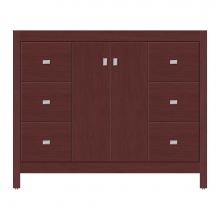 Strasser Woodenwork 59-425 - 42 X 21 X 34.5 Alki View Vanity Tiered Miter Dk Cherry Sb