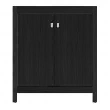 Strasser Woodenwork 59-684 - 30 X 18.5 X 34.5 Alki View Vanity Tiered Miter Midnight Oak Std