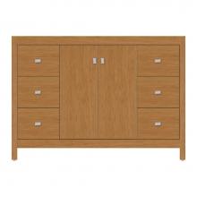 Strasser Woodenwork 59-749 - 48 X 21 X 34.5 Alki View Vanity Tiered Miter Nat Cherry Sb