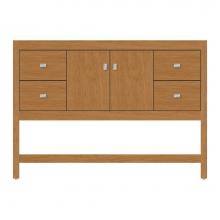 Strasser Woodenwork 59-773 - 48 X 21 X 34.5 Alki Spa Vanity Tiered Miter Nat Cherry Sb