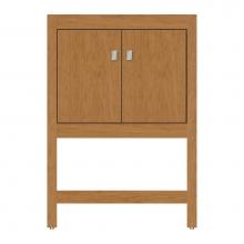 Strasser Woodenwork 59-785 - 24 X 21 X 34.5 Alki Spa Vanity Tiered Miter Nat Cherry Std