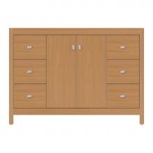 Strasser Woodenwork 59-913 - 48 X 21 X 34.5 Alki View Vanity Tiered Miter Nat Oak Sb