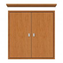 Strasser Woodenwork 70-022 - 24 X 6.25 X 25 Inset Cubby Tiered Miter Nat Cherry