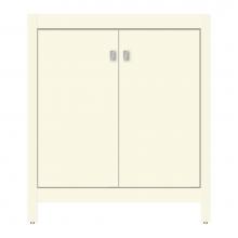 Strasser Woodenwork 71-289 - 30 X 18.5 X 34.5 Alki View Vanity Tiered Miter Sat Biscuit Std