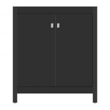 Strasser Woodenwork 71-371 - 30 X 18.5 X 34.5 Alki View Vanity Tiered Miter Sat Black Std