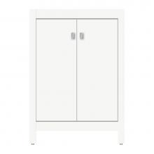 Strasser Woodenwork 71-532 - 24 X 21 X 34.5 Alki View Vanity Tiered Miter Sat White Std