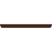 Strasser Woodenwork 84.537 - 24 X 2.25 X 18 Modern Crown 24In Linen Choc Cherry