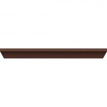 Strasser Woodenwork 84.539 - 18 X 2.25 X 18 Modern Crown 18In Linen Choc Cherry