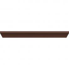Strasser Woodenwork 83.352 - 18 X 2 X 9.5 Contemp Crown 18In Overjohn Choc Oak
