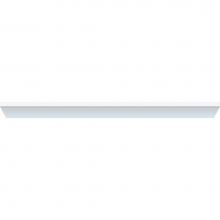 Strasser Woodenwork 84.596 - 24 X 2.25 X 18 Modern Crown 24In Linen Sat White
