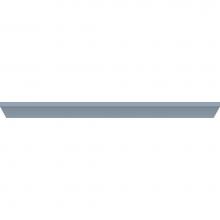Strasser Woodenwork 83.282 - 24 X 2.25 X 21 Modern Crown 24In Linen Sat Silver
