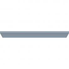 Strasser Woodenwork 83.272 - 18 X 2.25 X 21 Modern Crown 18In Linen Sat Silver