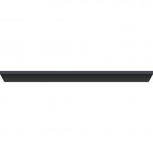 Strasser Woodenwork 84.590 - 24 X 2.25 X 21 Modern Crown 24In Linen Sat Black