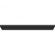 Strasser Woodenwork 84.571 - 18 X 2.25 X 18 Modern Crown 18In Linen Sat Black