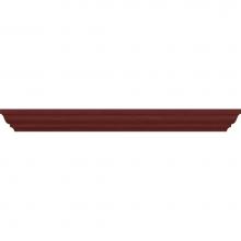 Strasser Woodenwork 84.310 - 18 X 2.25 X 18 Traditional Crown 18In Linen Dk Cherry