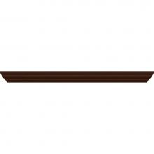 Strasser Woodenwork 84.101 - 24 X 2.25 X 21 Traditional Crown 24In Linen Choc Cherry