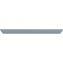 Strasser Woodenwork 84.129 - 24 X 2.25 X 18 Traditional Crown 24In Linen Silver Oak