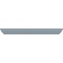 Strasser Woodenwork 84.131 - 18 X 2.25 X 18 Traditional Crown 18In Linen Silver Oak