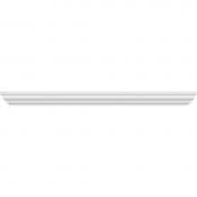 Strasser Woodenwork 84.364 - 24 X 2.25 X 18 Traditional Crown 24In Linen Sat White