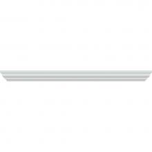 Strasser Woodenwork 83.319 - 24 X 2.25 X 21 Traditional Crown 24In Linen Powder Grey