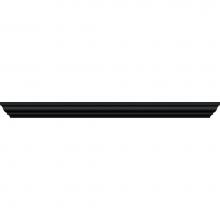 Strasser Woodenwork 84.357 - 24 X 2.25 X 21 Traditional Crown 24In Linen Sat Black