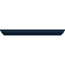 Strasser Woodenwork 58-963 - 18 X 2.25 X 21 Traditional Crown 18In Linen Lapis Night