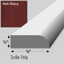 Strasser Woodenwork 83.122 - .75 X .25 X 48 Scribe Dk Cherry
