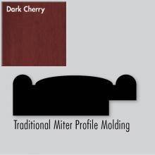 Strasser Woodenwork 83.182 - 2.25 X .75 X 72 Molding Miter Dk Cherry
