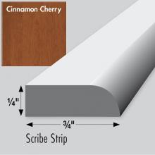 Strasser Woodenwork 83.904 - .75 X .25 X 48 Scribe Cinn Cherry