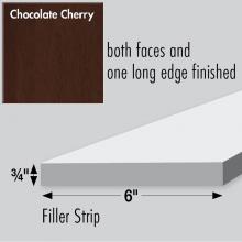 Strasser Woodenwork 83.111 - 6 X .75 X 36 Filler Choc Cherry