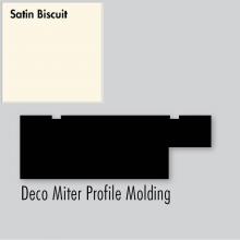 Strasser Woodenwork 83.408 - 2.25 X .75 X 72 Molding Deco Miter Sat Biscuit