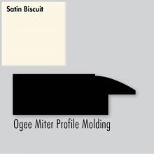 Strasser Woodenwork 83.424 - 2.25 X .75 X 72 Molding Ogee Miter Sat Biscuit
