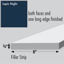 Strasser Woodenwork 83-004 - 6 X .75 X 36 Filler Lapis Night