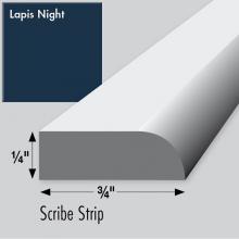 Strasser Woodenwork 83-002 - .75 X .25 X 48 Scribe Lapis Night