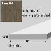 Strasser Woodenwork 85-038 - 6 X .75 X 36 Filler Dusky Oak