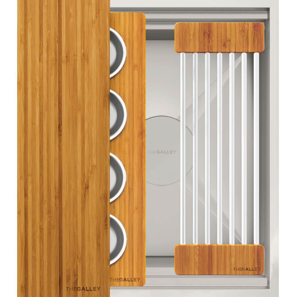 Ideal ThinTop™ BarStation® 18 with Three Tool Bar Kit in Natural Golden Bamboo