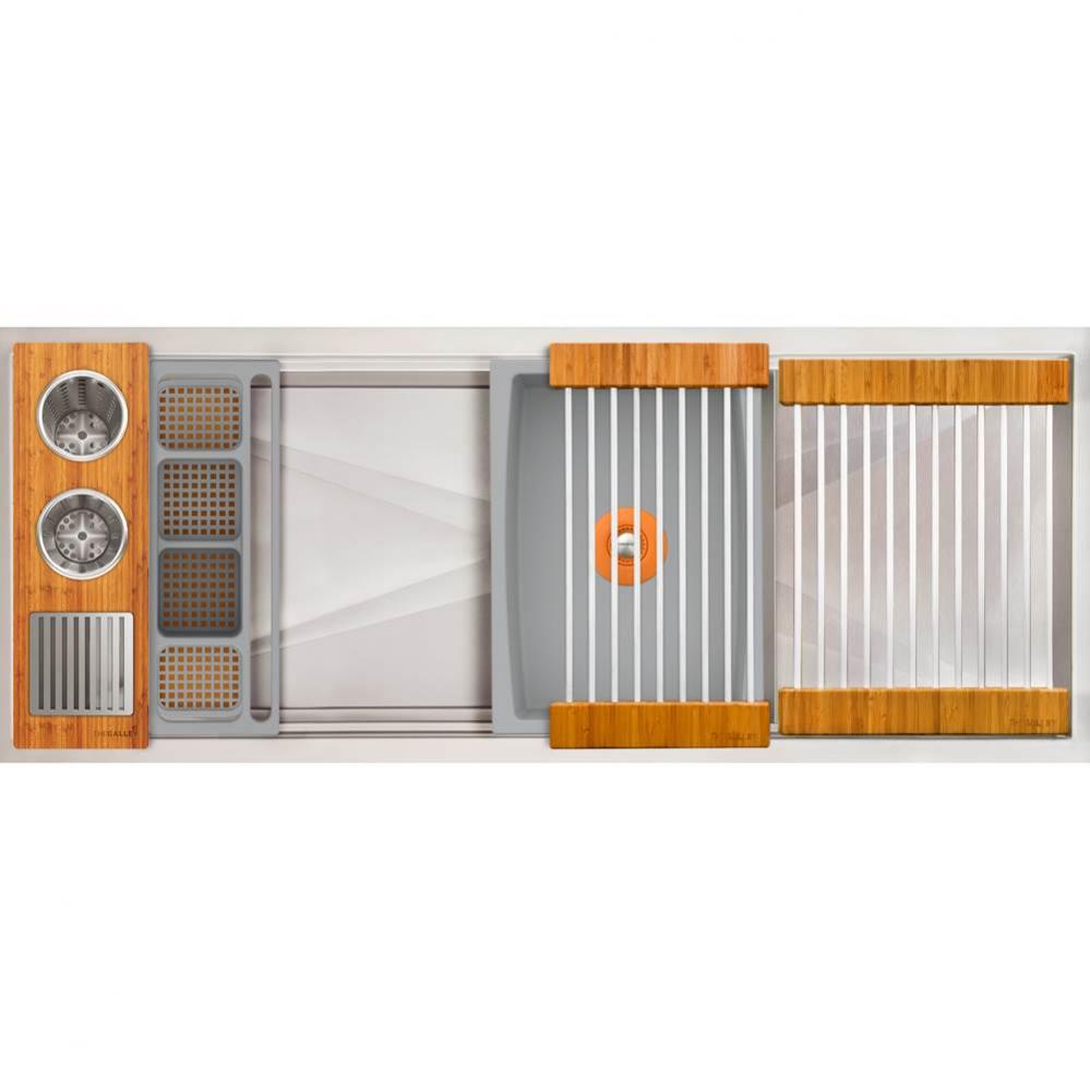 Ideal WashStation  3S + 12'' DryDock  Drain Side, Four Tool Wash Kit, One DryDock Tool i