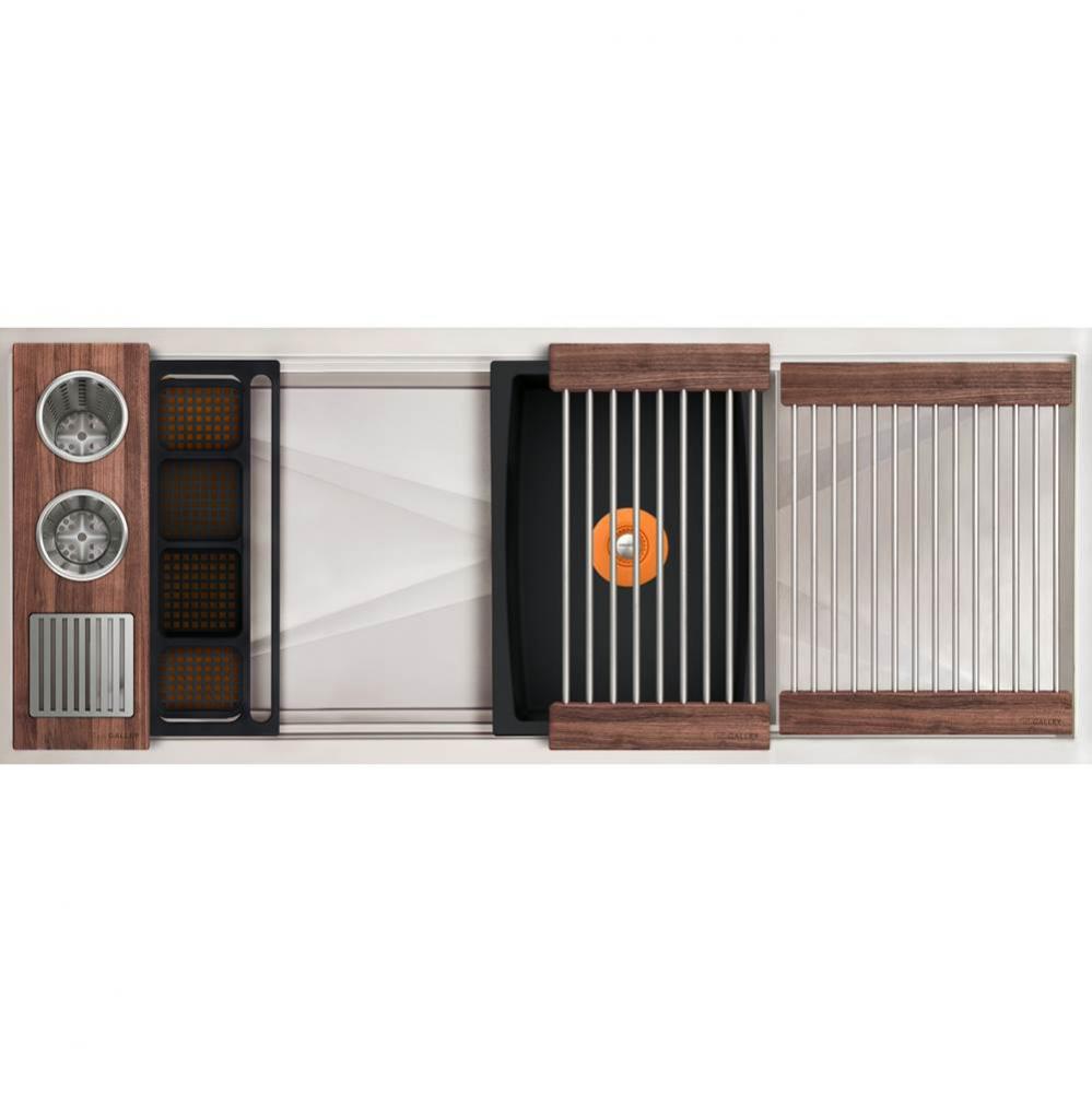 Ideal WashStation™ 3S Plus 12'' DryDock® Drain Side, Four Tool Wash Kit, One DryD