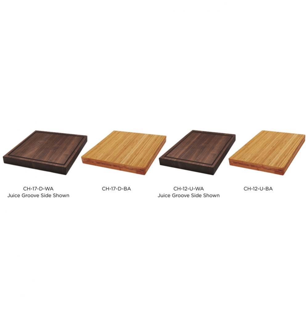 Dual Tier 2'' thick Chef''s Block 17'' x 18'' x 2'&ap