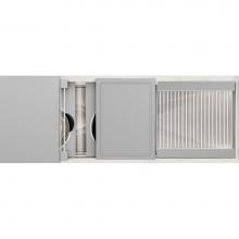The Galley IWS-3-S-DD-18-S-GR - Ideal Workstation 3S + 18'' DryDock  Drain Side, Four Tool Culinary Kit, One DryDock Too