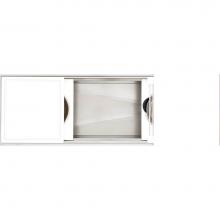 The Galley IWS-5-S-TT-WH - Ideal ThinTop™ Workstation 5S with Eight Tool Culinary Kit in Designer White Resin