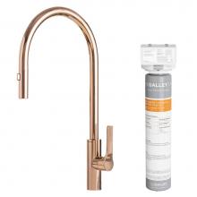 The Galley IWTF-D-RSS-EF - Ideal Tap Eco-Flow in PVD Polished Rose Gold Stainless Steel and Water Filtration System