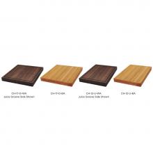 The Galley CH-17-D-BA - Dual Tier 2'' thick Chef''s Block 17'' x 18'' x 2'&ap