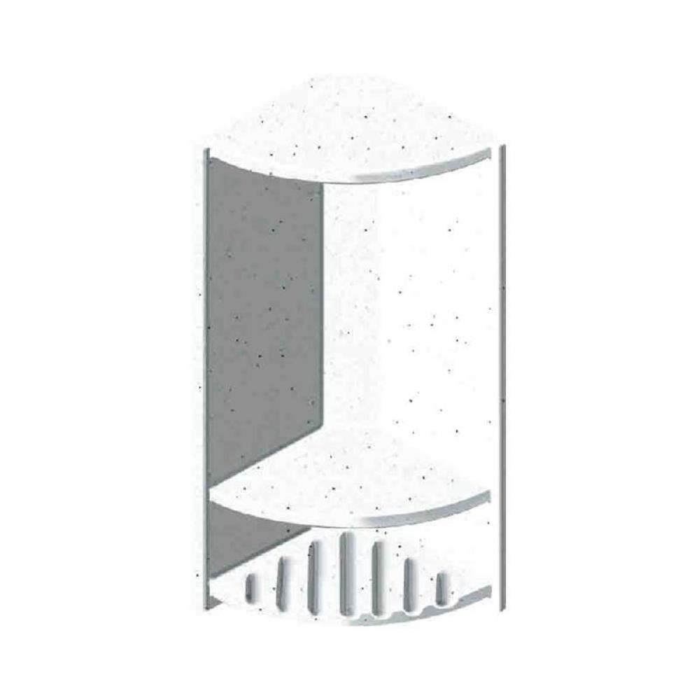 Decor 6-In X 14-1/2-In Double Corner Shelf