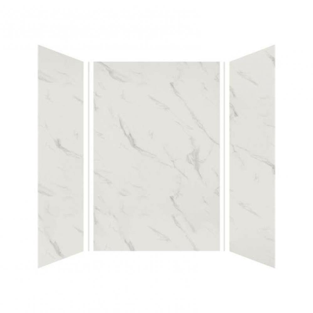 Expressions 48-in X 48-in X 72-in Glue to Wall Shower Wall Kit