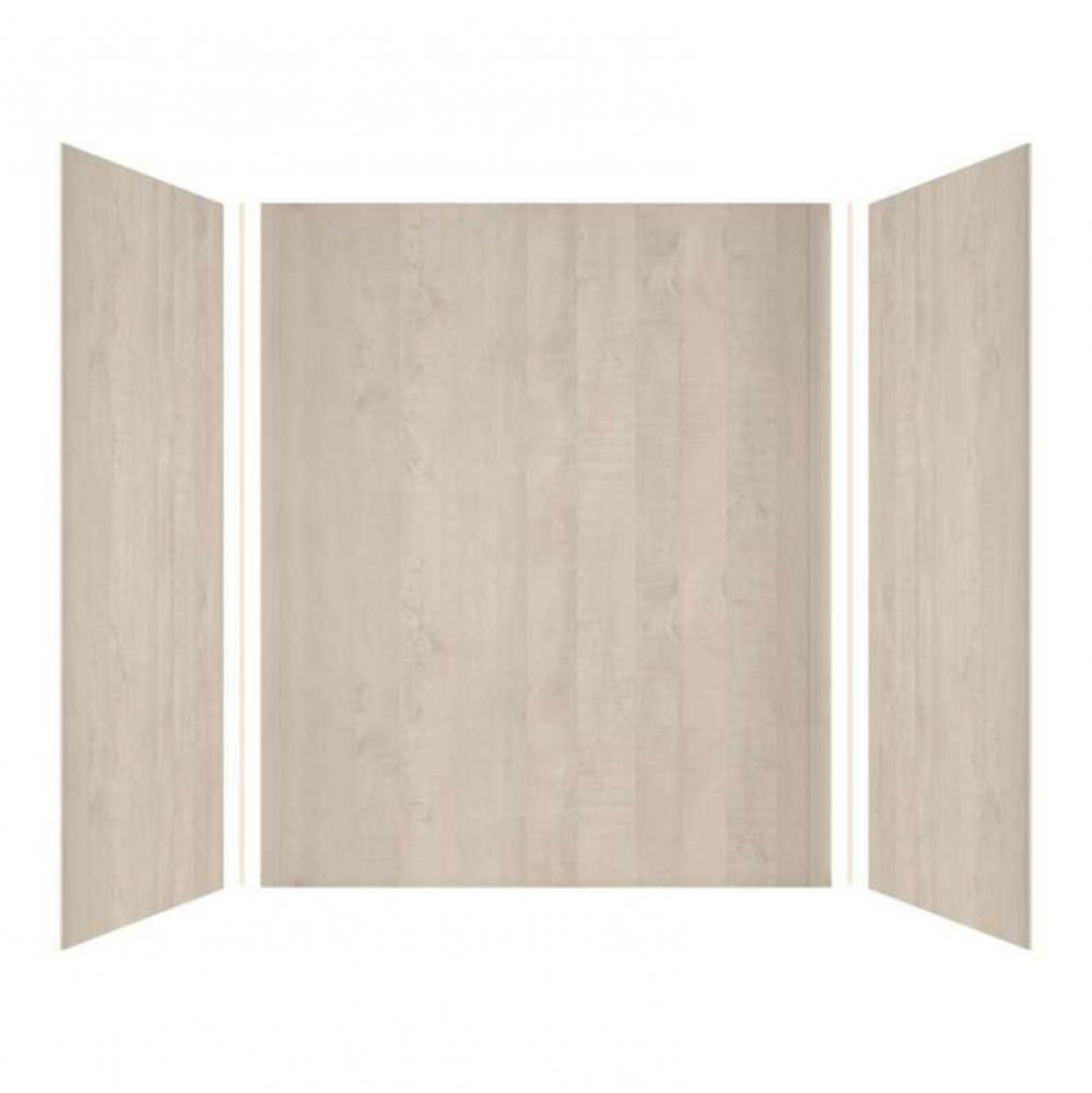 Expressions 48-in X 60-in X 72-in Glue to Wall Tub/Shower Wall Kit