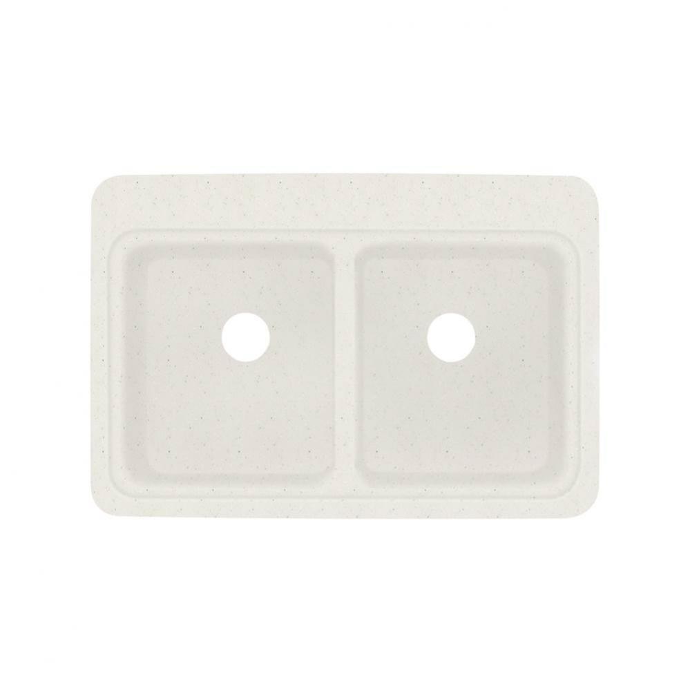 33in x 22in Top Mount Self-rimming Charlotte Kitchen Sink in Matrix Summit