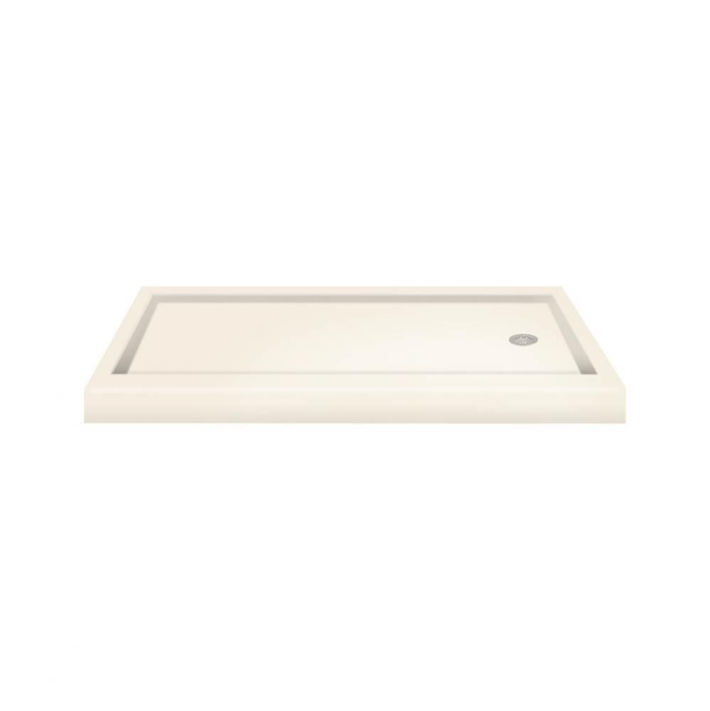 Decor Solid Surface  60-in x 32-in Shower Base with Right Drain