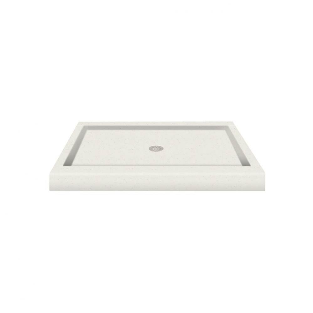 48'' x 34'' Decor Solid Surface Shower Base in Matrix Summit