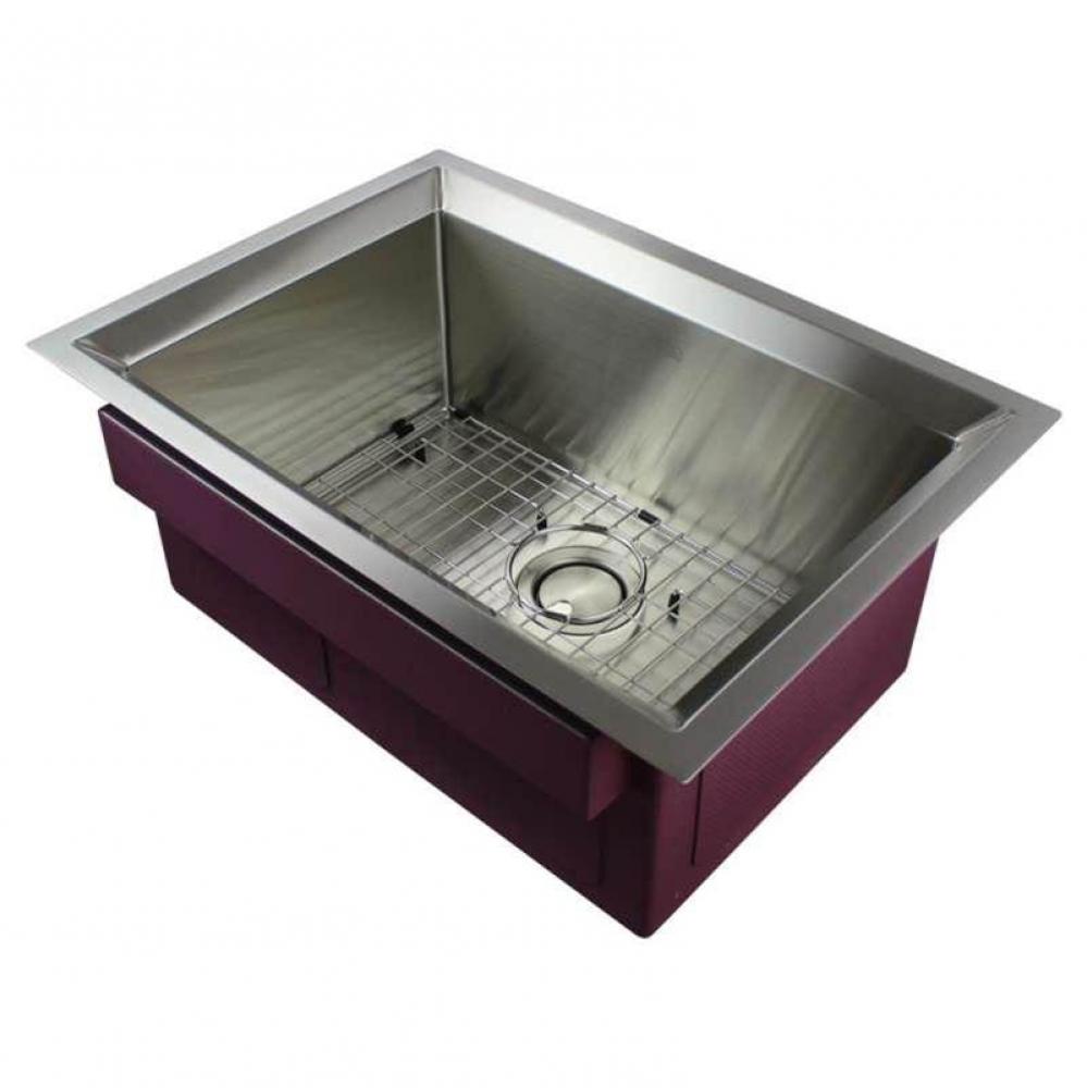 Studio Stainless Steel 26-in Undermount Kitchen Sink